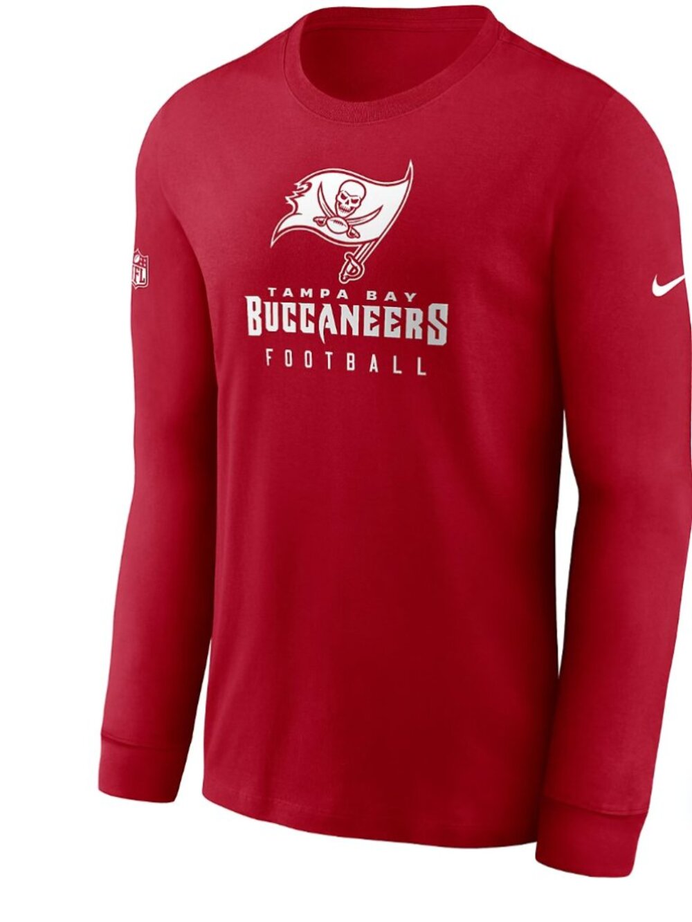 NWOT Nike Men's Tampa Bay Buccaneers Team Issue Dri-FIT Long Sleeve T-shirt